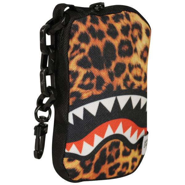 Sprayground Leopard Shark Pouch - Brown Mix
