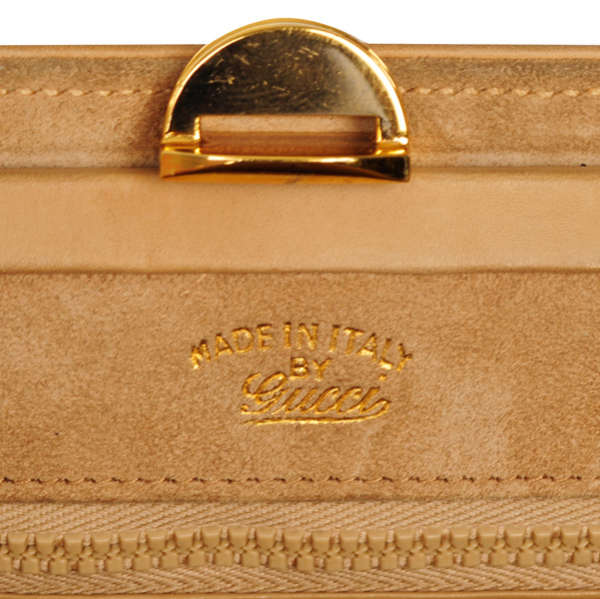 Gucci Vintage Chain Handle Suede Mini Bag