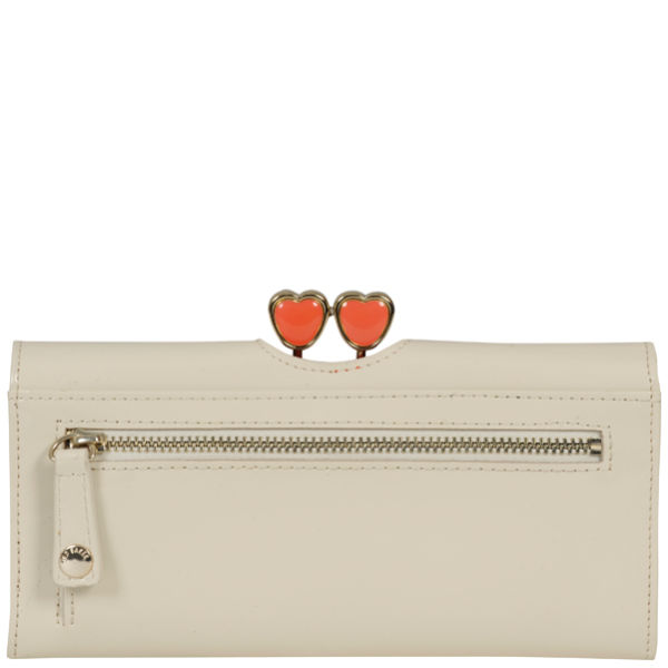 Ted Baker Ronnee Enamel Heart Matinee Purse - Cream