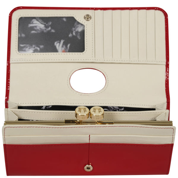 Ted Baker Maggye Bow Bobble Leather Matinee Purse - Red