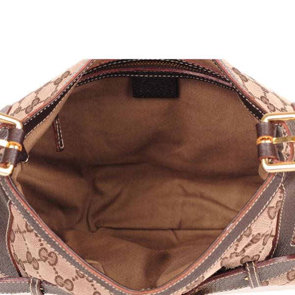 Gucci Vintage Buckle Front Shoulder Bag