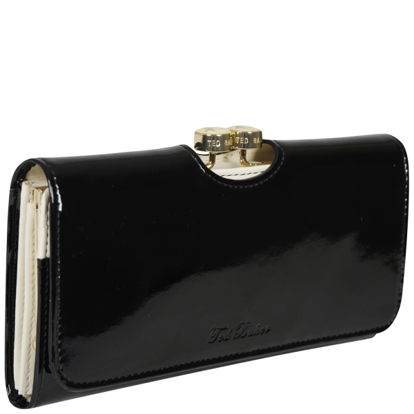 Ted Baker Maggye Bow Bobble Leather Matinee Purse - Black