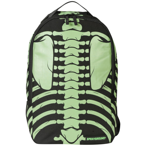 Sprayground Bones Deluxe Backpack - Green/Black