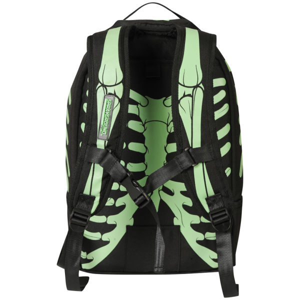 Sprayground Bones Deluxe Backpack - Green/Black