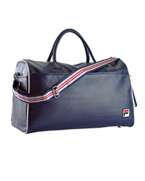 FILA Vintage Holdall with Handle and Shoulder Strap - Peacoat