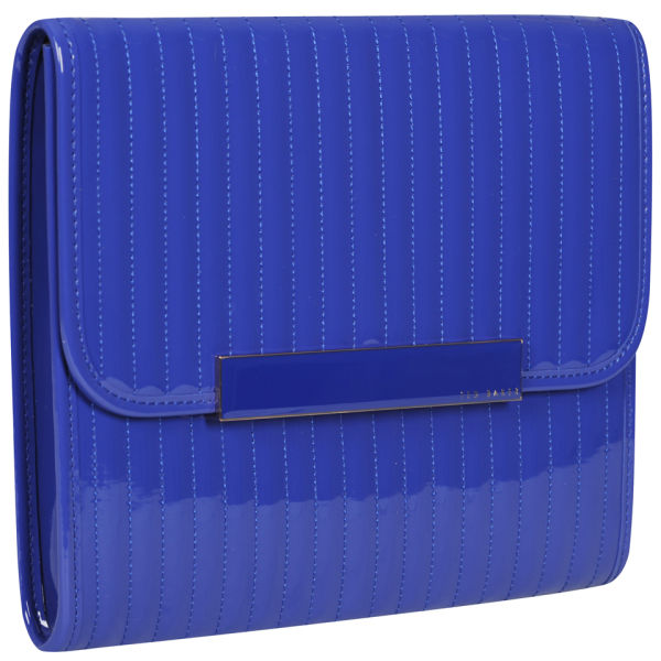 Ted Baker Lilsy Enamel Flap iPad Case - Bright Blue