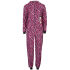 Betty Boop Women's Leopard Print Fleece Onesies - Pink