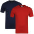 Nike Men's Short Sleeved T-Shirt Navy/Scarlett 2-Pack