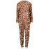 Sleepwear By Tom Franks Women's Micro Fleece Animal Onesie - Giraffe 