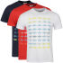 Umbro Men's 3-Pack T-Shirts - White / Red / Dark Navy