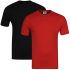 Nike Men's Short Sleeved T-Shirt Black/Scarlett 2-Pack