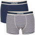 Levi's Men's 2-Pack Antonio Boxer Shorts - Navy/White