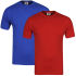 Nike Men's Short Sleeved T-Shirt Royal/Scarlett 2-Pack
