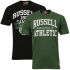 Russell Athletic Men's 2-Pack Stanfill & Enosa T-Shirt - Green/ Black Russell Athletic Men's 2-Pack Stanfill & Enosa T-Shirt - Green/ Black