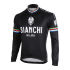 Bianchi Men's Leggenda Long Sleeve Full Zip Jersey - Black