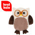 Hooty Heatable Owl - Cream