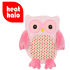 Hooty Heatable Owl - Pink