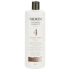 NIOXIN System 4 Cleanser Shampoo for Fine, Noticeably Thinning, Chemically Treated Hair 1000ml