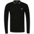 Carter Men's Suggs Long Sleeve Polo Shirt - Black/Charcoal Carter Men's Suggs Long Sleeve Polo Shirt - Black/Charcoal