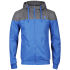Carter Men's Fleece Lined Nylon Jacket - Grey/Cobalt
