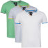 Benzini Men's Gogle 3-Pack T-Shirts - White/Green/Ash