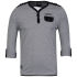 Benzini Men's Lendal Long Sleeve T-Shirt Grey Marl
