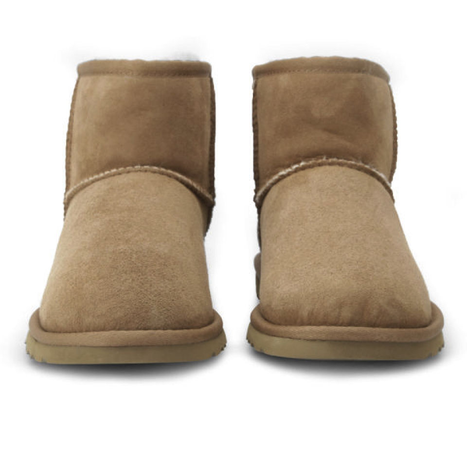 UGG Women's Classic Mini Sheepskin Boots - Chestnut