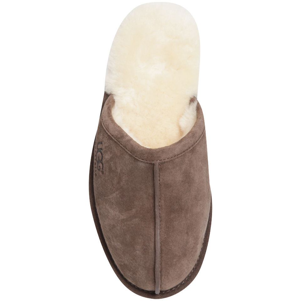 UGG Men's Scuff Suede Sheepskin Slippers - Espresso