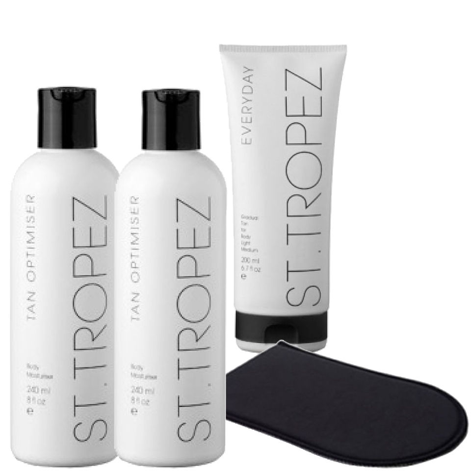 St. Tropez Body Self Tanning Kit - Light/ Medium  (4 Products)