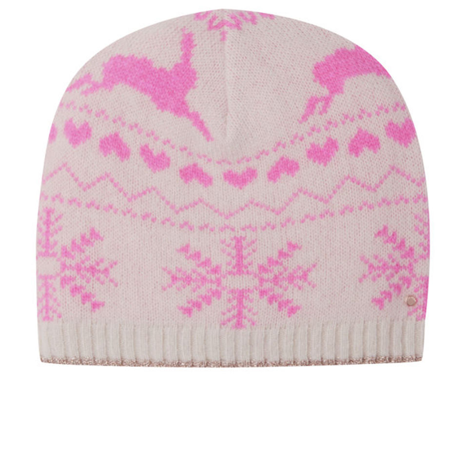 Ted Baker Women's Keria Fair Isle Knitted Hat - Nude Pink