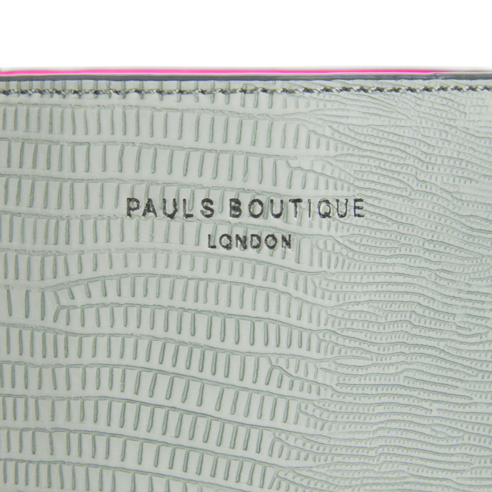 Paul's Boutique Amelie Block Colour Tote Bag - Grey Snake
