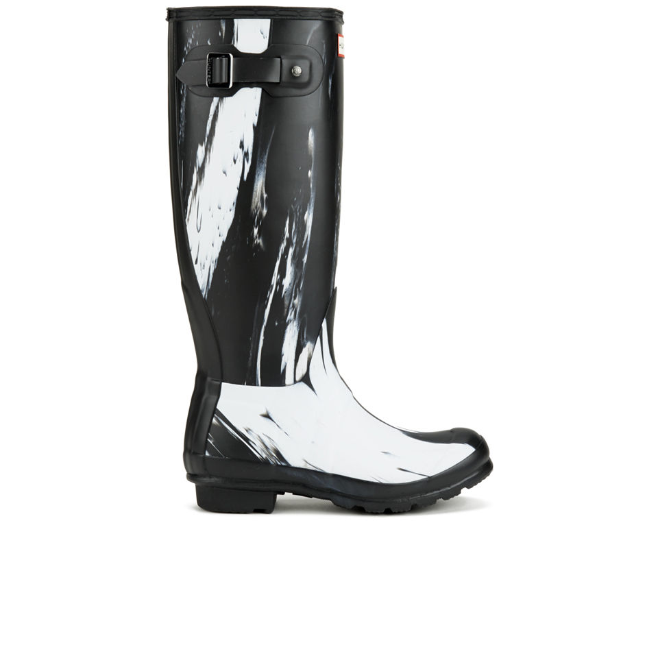 Hunter Women s Original Nightfall Wellies Black White Allsole