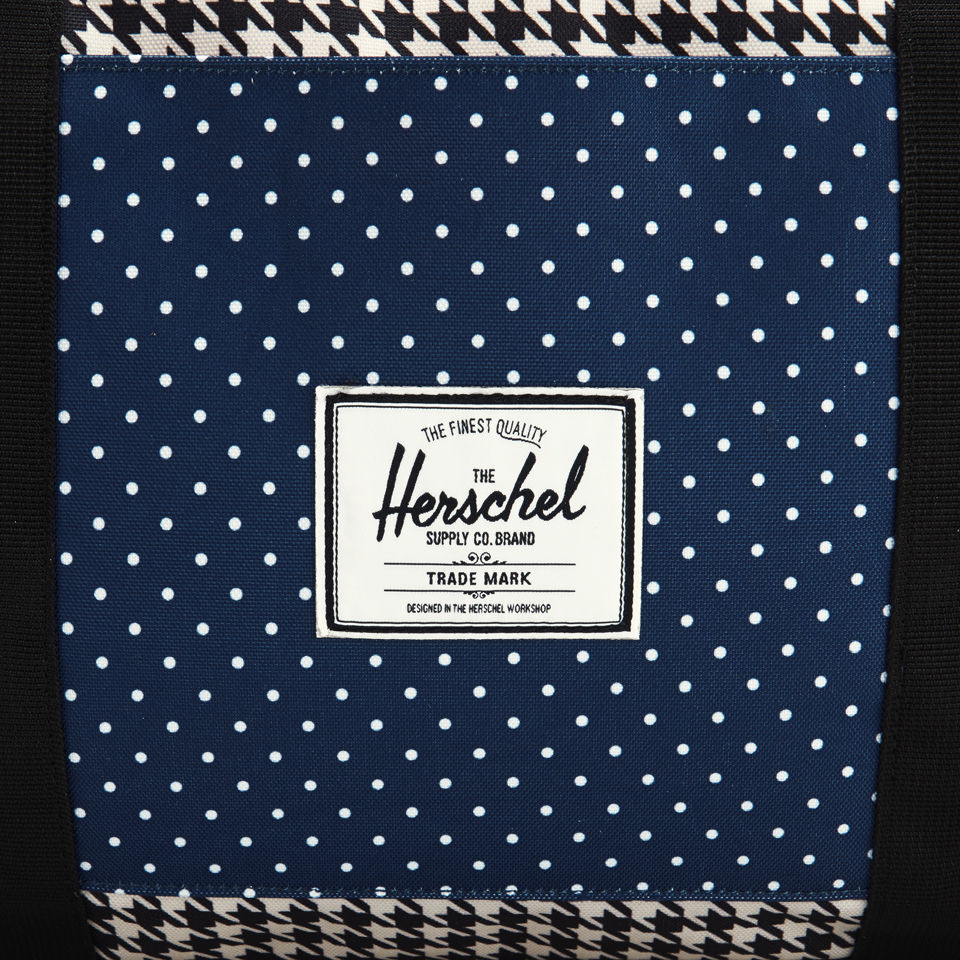 Herschel Supply Co. Strand Duffel Bag - Houndstooth/Navy Polka Dot