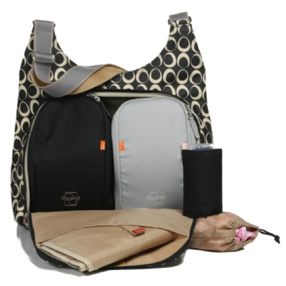 Pacapod Almora Baby Bag - Black