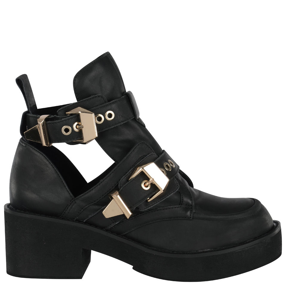 Jeffrey Campbell Women s Coltrane Leather Boots Black Coggles