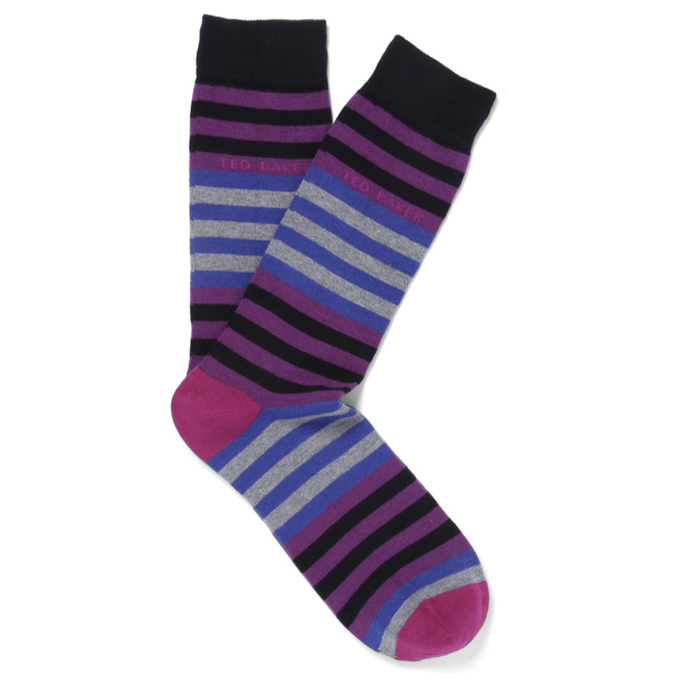 Ted Baker Men's Domdom Stripe Socks - Multi