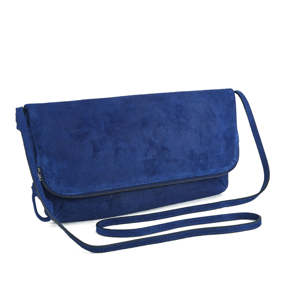 Yvonne Koné Women's Folded Zip Clutch Crossbody Bag - Electric Blue