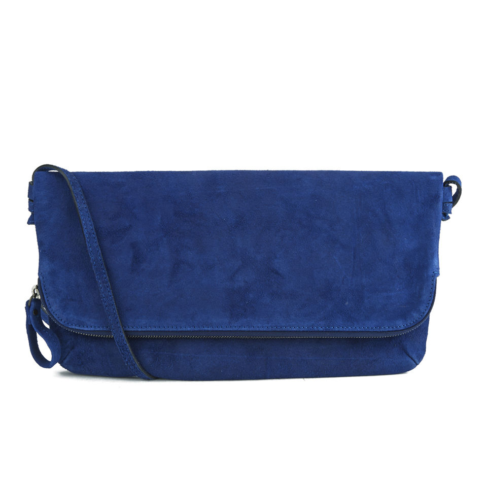 Yvonne Koné Women's Folded Zip Clutch Crossbody Bag - Electric Blue