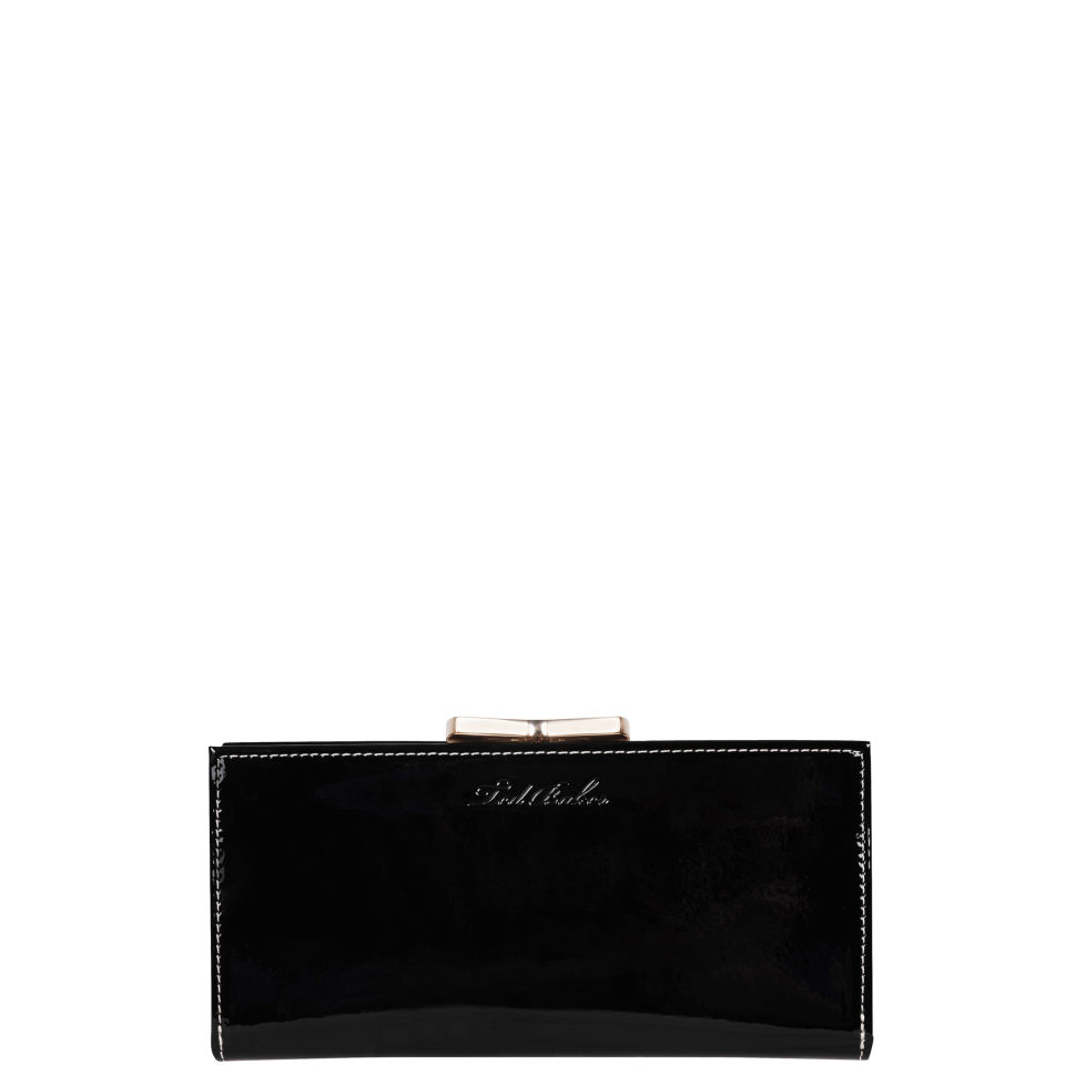 Ted baker black patent 2025 purse