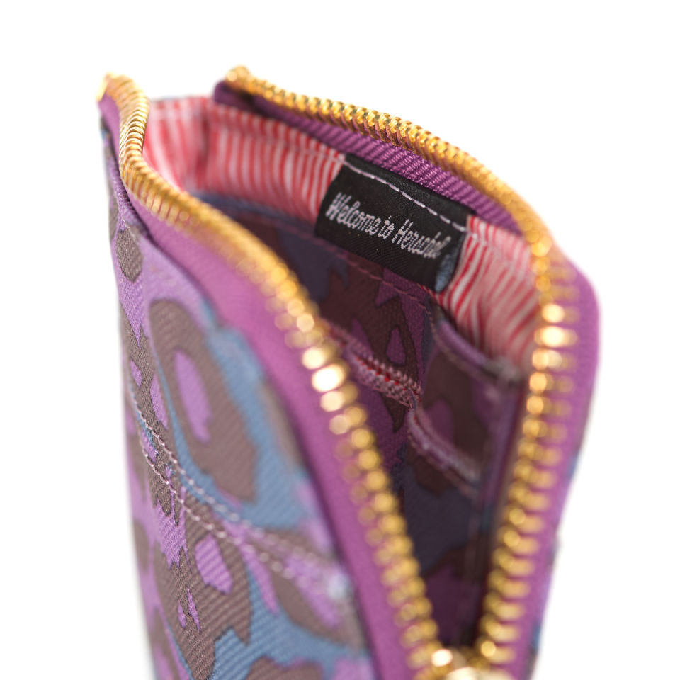 Herschel Supply Co. Johnny Wallet - Purple Leopard