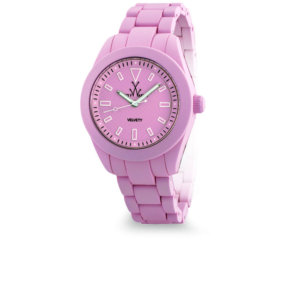 ToyWatch Velvety Watch - Baby Pink