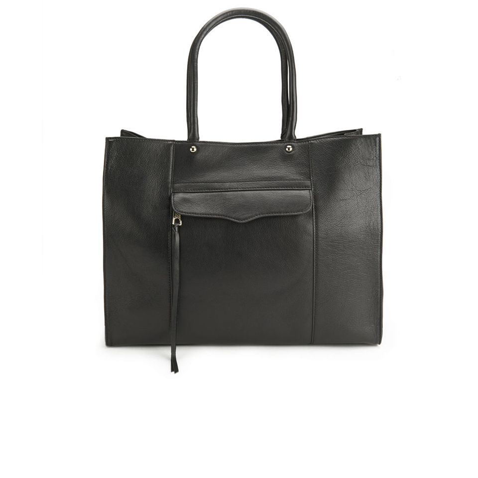Rebecca Minkoff M.A.B. Leather Tote Bag - Black