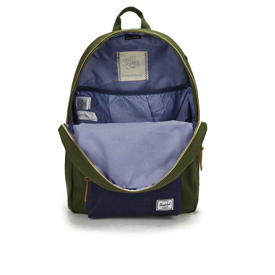 Herschel Supply Co. Select Settlement Backpack - Dark Army/Indigo Denim