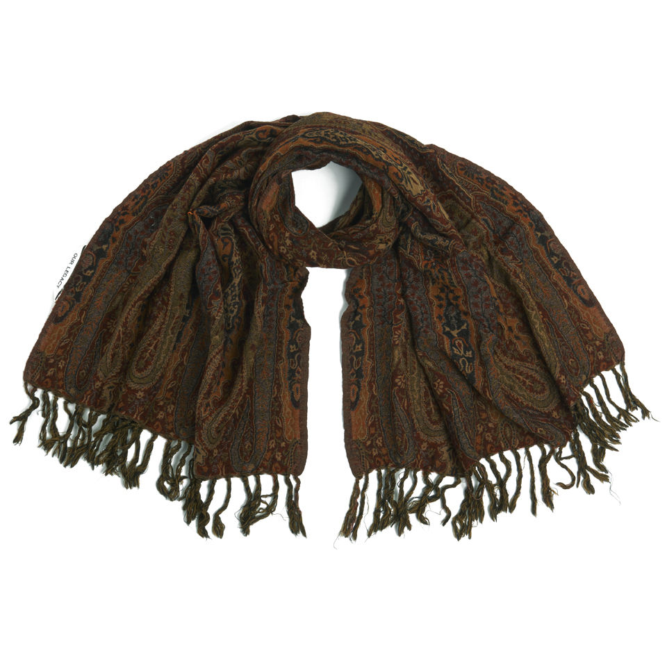 Our Legacy Boiled Paisley Scarf - Dark Red | Coggles