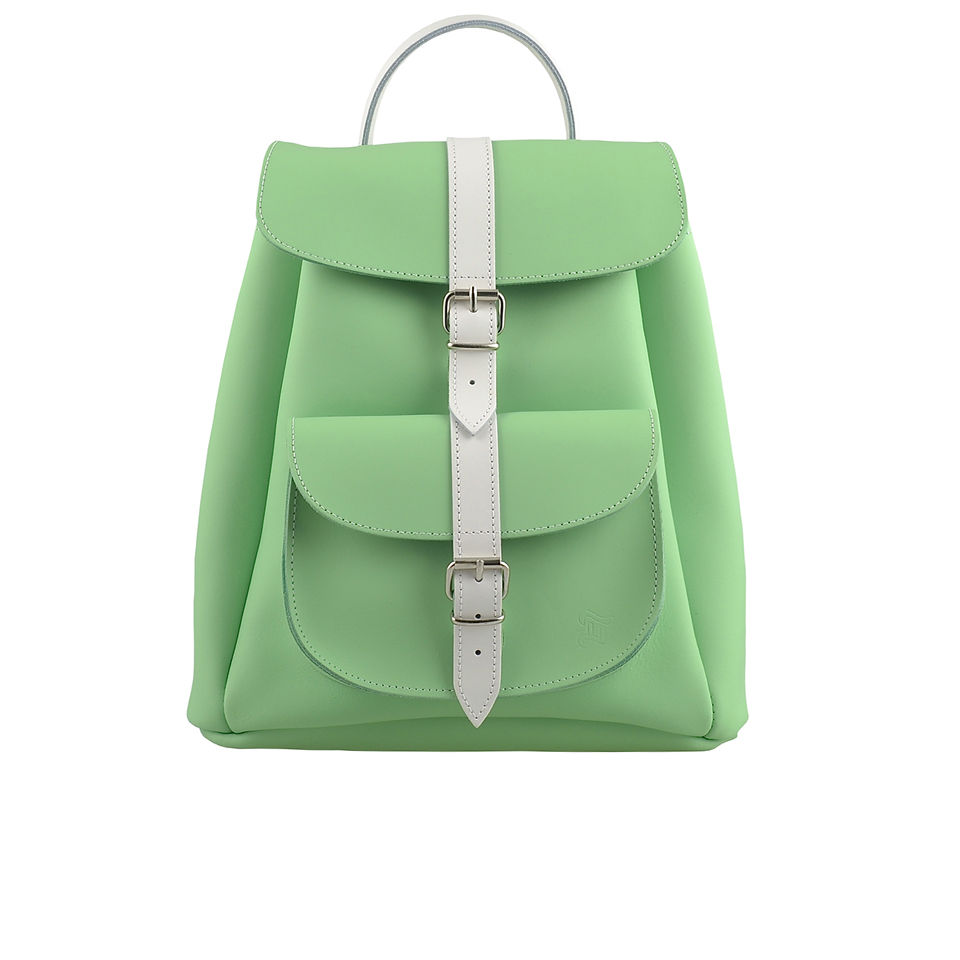 Grafea Exclusive to MyBag Women's Candy Apple Leather Rucksack - Mint