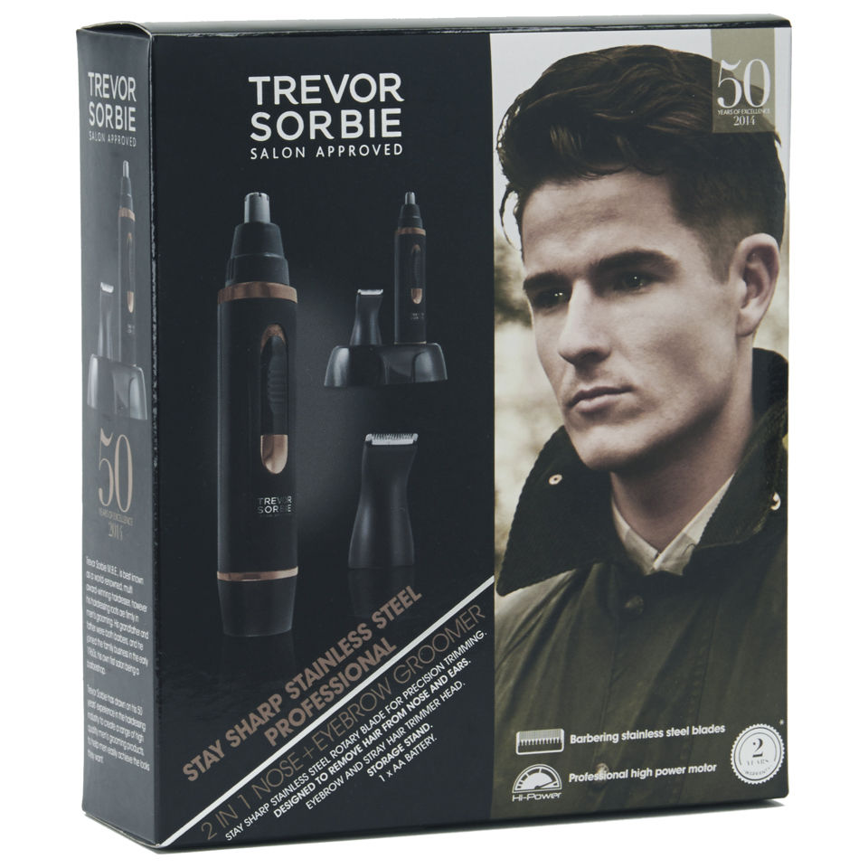 Trevor Sorbie Stay Sharp Carbon Steel Professional Nose and Eyebrow Groomer