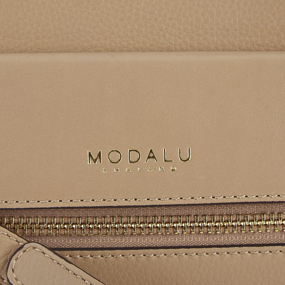 Modalu Women's Erin Structured Tote Bag - Almond Tan