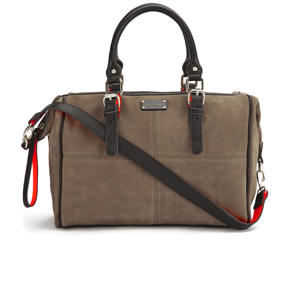 Paul's Boutique Porter Slouchy Suede Bowler Bag - Tan