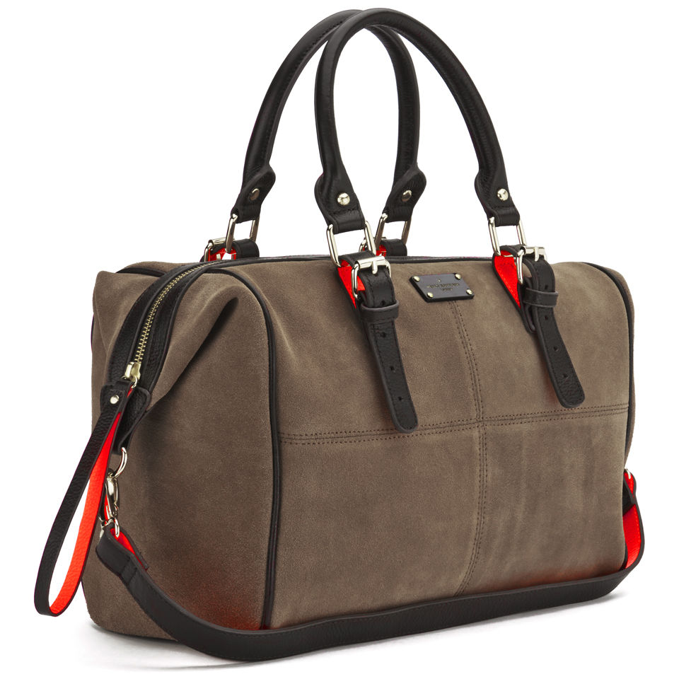 Paul's Boutique Porter Slouchy Suede Bowler Bag - Tan