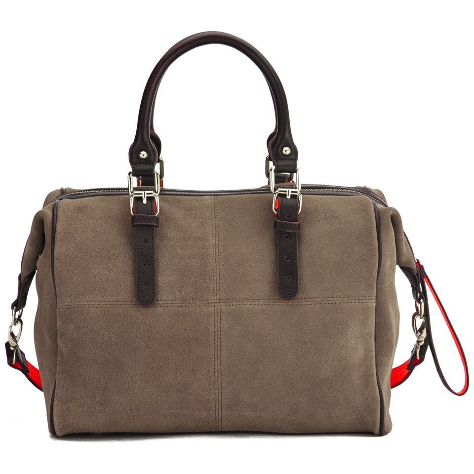 Paul's Boutique Porter Slouchy Suede Bowler Bag - Tan
